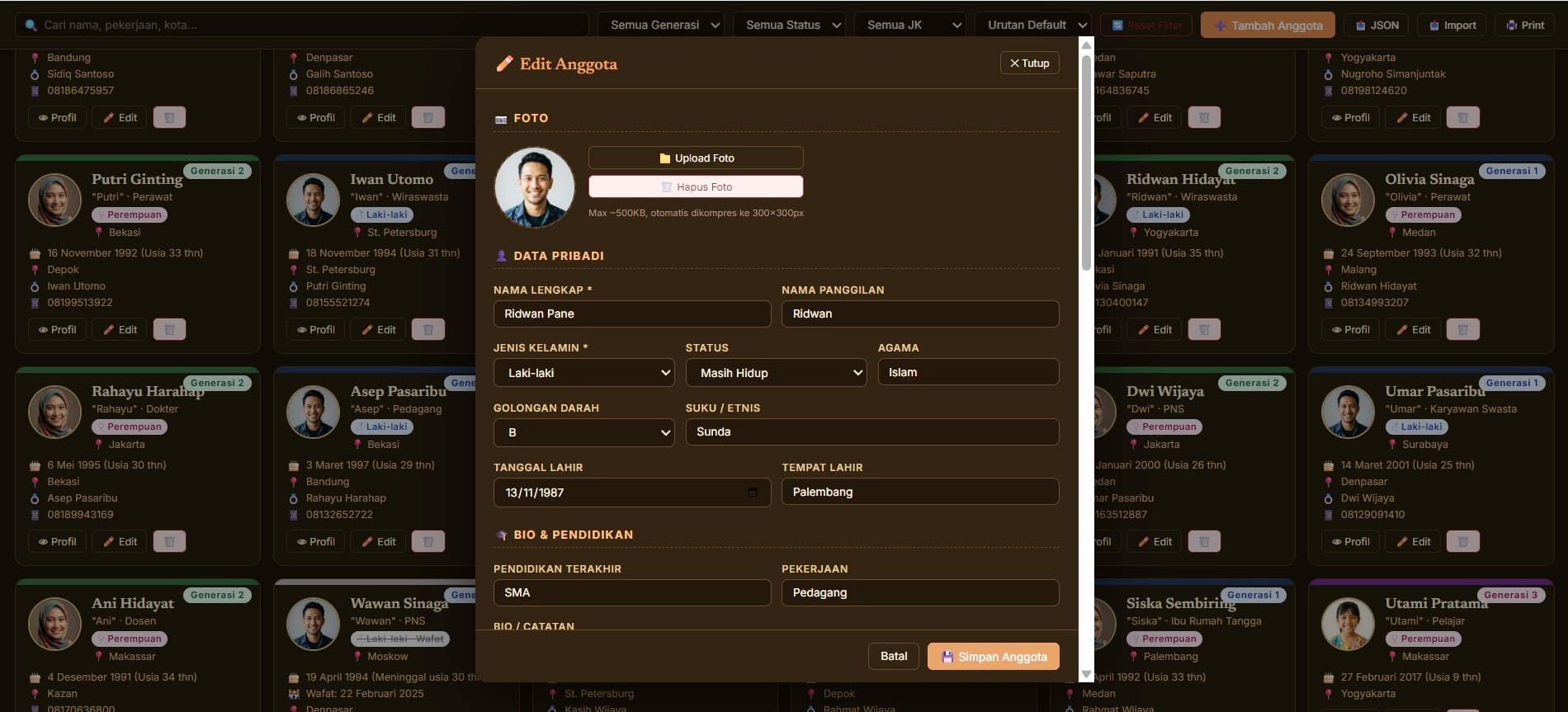 Editor Anggota